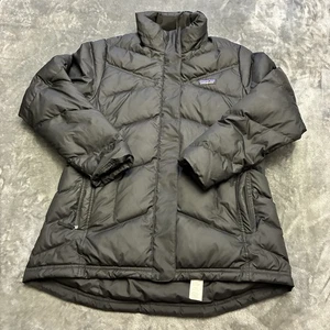 Patagonia Jacket Women’s Large Black Down With It Parka Coat Winter Outdoor - Picture 1 of 9