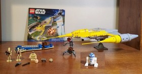 LEGO 7877 Star Wars Naboo Starfighter Instruction Manual Minifigures Accessories