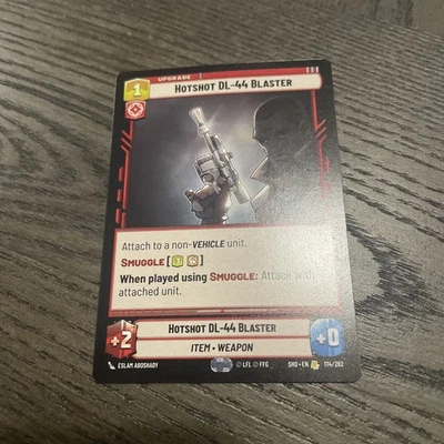 Hotshot DL-44 Blaster - SWU - Shadows of the Galaxy - 174/262 - NM - Image 1 of 2