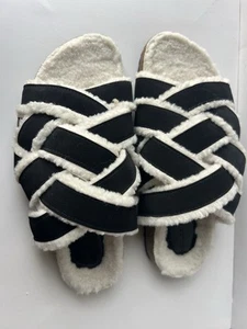 AZALEA WANG MACCOY SANDALO FUZZY NERO taglia 8 NUOVO - Foto 1 di 7
