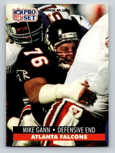 1991 Pro Set - Mike Gann #435 Atlanta Falcons - Picture 1 of 2