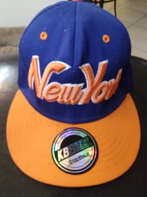 KBETHOS New York Knicks Blue Snapback Cap Hat NBA Premium Hardwood Classics NEW - Image 1 of 4