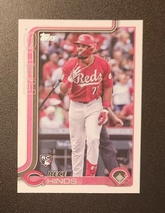 2025 Topps Series 1 Baseball Rece Hinds Base RC #217 Cincinnati Reds - Picture 1 of 1