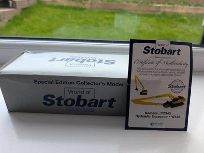 Eddie Stobart die cast metal 4664101  Komatsu PC340 Hydraulic Excavator SEALED - Image 1 of 4