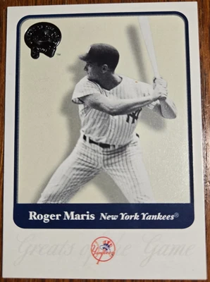 Fleer Greats Of The Game 2001 Roger Maris #45 New York Yankees como nuevo Foto 1 de 2