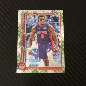 2025-26 Topps Holiday Jalen Duren #H33 Green Plaid Pistons - Bild 1 von 2