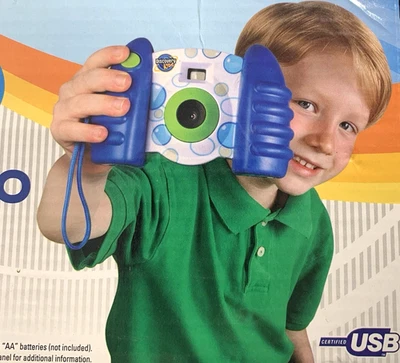 Cámara digital Discovery Kids verde y azul tiendas 120 fotos/video NUEVO en caja Foto 1 de 4