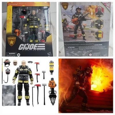 Hasbro G.I. Figura de acción de bombero de búsqueda y rescate serie clasificada Joe Foto 1 de 4