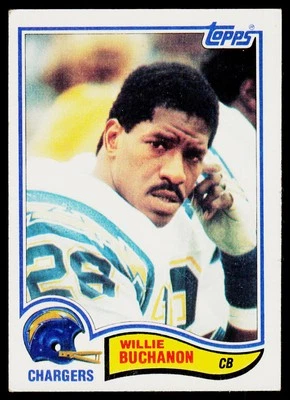 Willie Buchanon, 1982 Topps, #227, San Diego Chargers, - Image 1 of 2