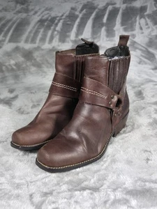 Botas Arnés Talla 6 Low Rider Cuero Marrón Western Reba Mujer  - Imagen 1 de 8