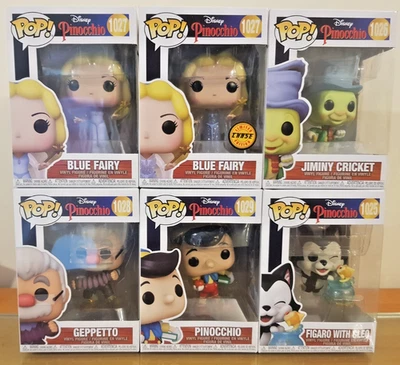 Funko Pop! Disney Pinocchio Complete Series + Blue Fairy Chase - Imagen 1 de 4
