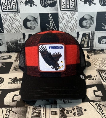 Auténtico sombrero Goorin Bros esquí libre Red Eagle Freedom (nuevo con etiquetas) Foto 1 de 3