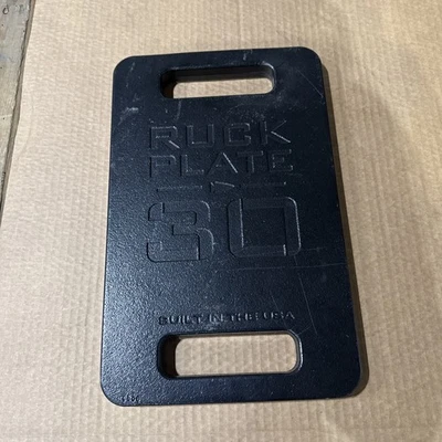 Placa Ruck Goruck 30 lb negra peso placa larga Foto 1 de 4