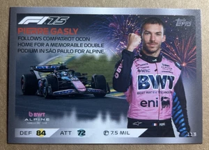 2025 Topps Turbo Attax Pierre Gasly #113 - Picture 1 of 1