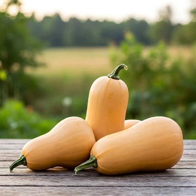 Semilla de Butternut de Calabaza Mr. Fothergill's Oh Siembra Simple, Fácil de Cultivar Foto 1 de 4