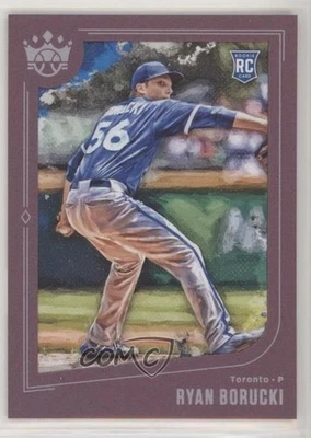 2019 Panini Diamond Kings Short Print Plum Framed Ryan Borucki #106 Rookie RC - Image 1 of 2