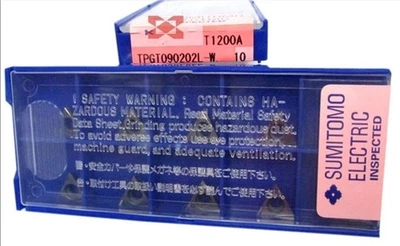 10Pcs/Box New Sumitomo TPGT090202L-W T1200A Carbide Inserts Plc Module fu - Image 1 of 2
