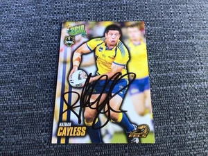 Nathan Cayless Parramatta Eels 2010 Select Signed Nrl Trading Card Nz Kiwi # - Picture 1 of 1
