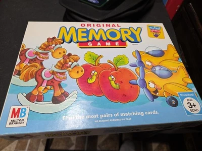 1990 Original Memory Game Milton Bradley Complete Childrens Matching Preschool - Image 1 of 4