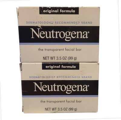 Barra de limpieza facial de glicerina transparente Neutrogena fórmula original 3,5 oz Foto 1 de 4