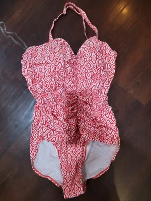 Traje de baño convertible Jones New York halter/sin tirantes suavizante de barriga 16 Foto 1 de 4