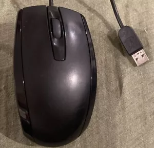 Genuine HP MSU0923 USB Wired Optical Mouse 697738-001 Black - Picture 1 of 4