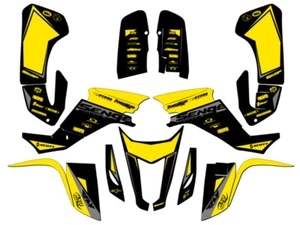 2003-2008 LTZ 400 BINARY Yellow Senge Graphics Kit Compatible with Suzuki - Bild 1 von 7