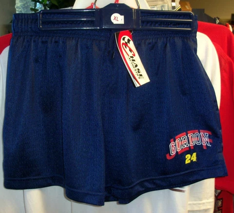 VINTAGE CHASE #24 JEFF GORDON WOMENS LADIES POLYESTER MESH GYM SHORTS MEDIUM NWT Cover