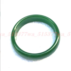 Encantador brazalete tradicional chino chino de jade verde oscuro 56-66 mm joyería para mujeres - Imagen 1 de 29