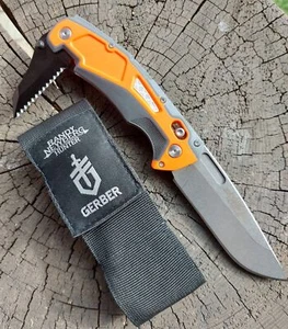 Cuchillo Gerber Randy Newberg DTS Folder Double Blade cuchillo de caza navaja - Imagen 1 de 4