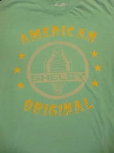 S green SHELBY COBRA t-shirt by WICKED QUICK - AMERICAN ORIGINAL - Picture 1 of 4
