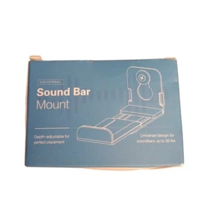 Universal Sound Bar Wall Mount Brackets Fits Most Soundbars up to 30lbs NIOB - Picture 1 of 4