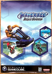 Wave Race: Blue Storm RAR Gamecube 59 cm x 84 cm Werbeposter - Bild 1 von 2