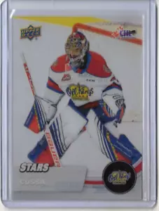 SEBASTIAN COSSA 21/22 Upper Deck CHL Clear Cut Acetate Stars Pre-Rookie Card 335 - Picture 1 of 2