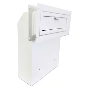OPENBOX Through the Door Locking Mail Drop Box,Steel Theft Proof Payment Mailbox - Picture 1 of 9