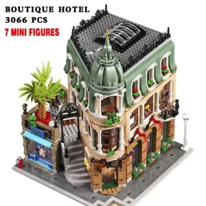 Modular Street View Architecture Boutique Hotel Building Brick Set 3066+ in BOX - Picture 1 of 5
