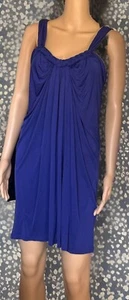 $2995 L Donna Karan Etiqueta Negra Colección Avant Garde Vestido Escote Trenzado L - Imagen 1 de 24