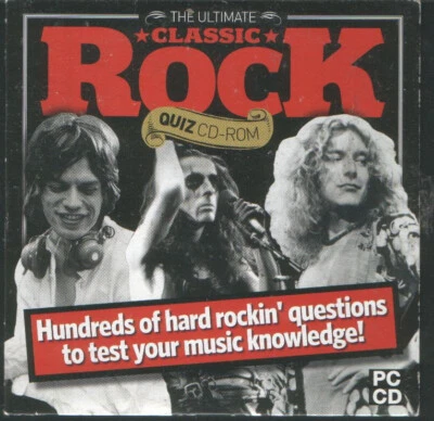 ULTIMATE CLASSIC ROCK QUIZ: CD-ROM (2006) PC/MAC / 100s OF HARD ROCKIN'QUESTIONS - Image 1 of 2
