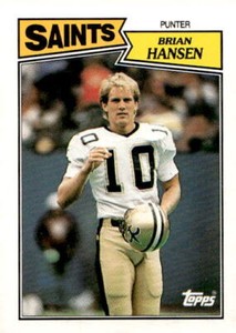 1987 Topps Football Brian Hansen #278