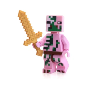 Lego Zombie Pigman 21122 21130 Minecraft Minifigure - Picture 1 of 3