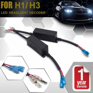 H1 H3 Faro LED Canbus Sin Errores Antiparpadeo Condensador Cancelador Decodificador - Imagen 1 de 5