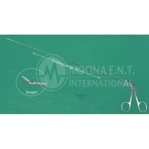 Broncho laringeo esofagoscopia 50 cm pinza otorinolaringoiatra presa - Foto 1 di 2