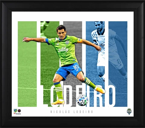 Nicolas Lodeiro Seattle Sounders FC Framed 15x17 Player Panel Collage Cover