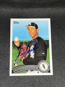 Tarjeta Topps Gregory Infante Chicago White Sox 2011 firmada automática #223 ~ certificado de autenticidad - Imagen 1 de 3