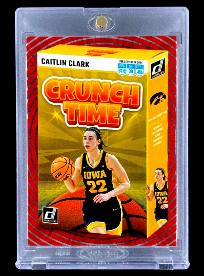 凯特林·克拉克 RED SHOCK 新秀 Panini Donruss 2023 - 24 遥控卡 - IOWA — 第 1/4 张图片