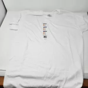 Jerzees heavyweight blend L adult white short sleeve tshirt Z1 - Picture 1 of 2