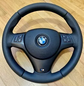 BMW M sports steering wheel E90 E91 E92 E93 BLACK - Bild 1 von 7