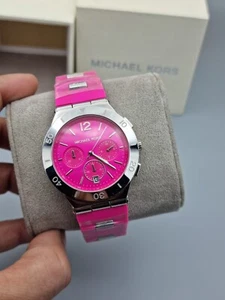 MICHAEL KORS Wyatt Pink Dial Quartz Ladies Watch MK6170 NEW - Picture 1 of 2