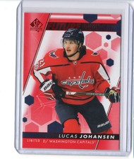2022-23 SP Authentic Future Watch Red #191 Lucas Johansen Capitals