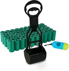 PetsWorld 1000 bolsas de basura para perros, aroma a mango brasileño, rollo a granel + cucharada para caca - Imagen 1 de 7